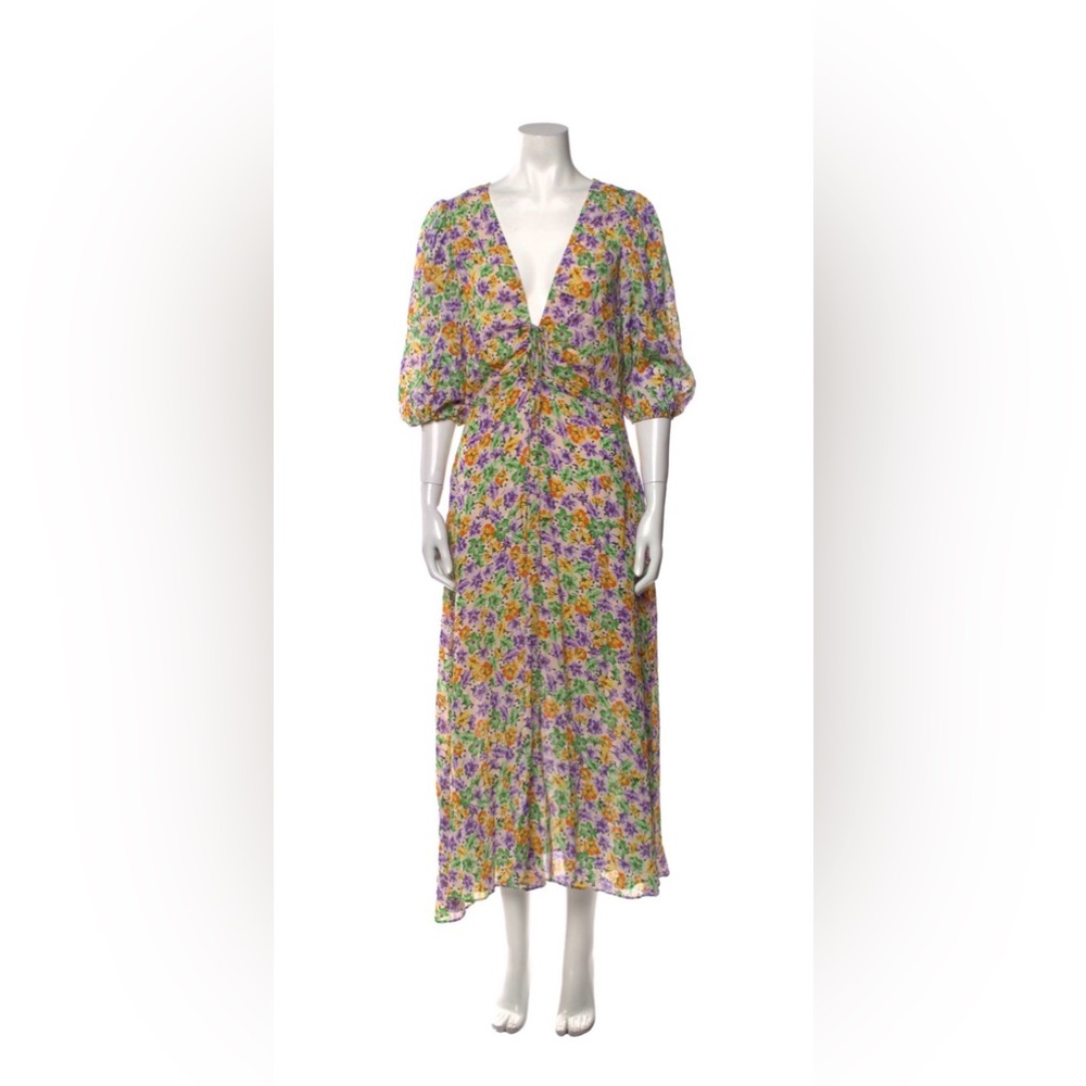 NICHOLAS Floral Midi Dress Size 6